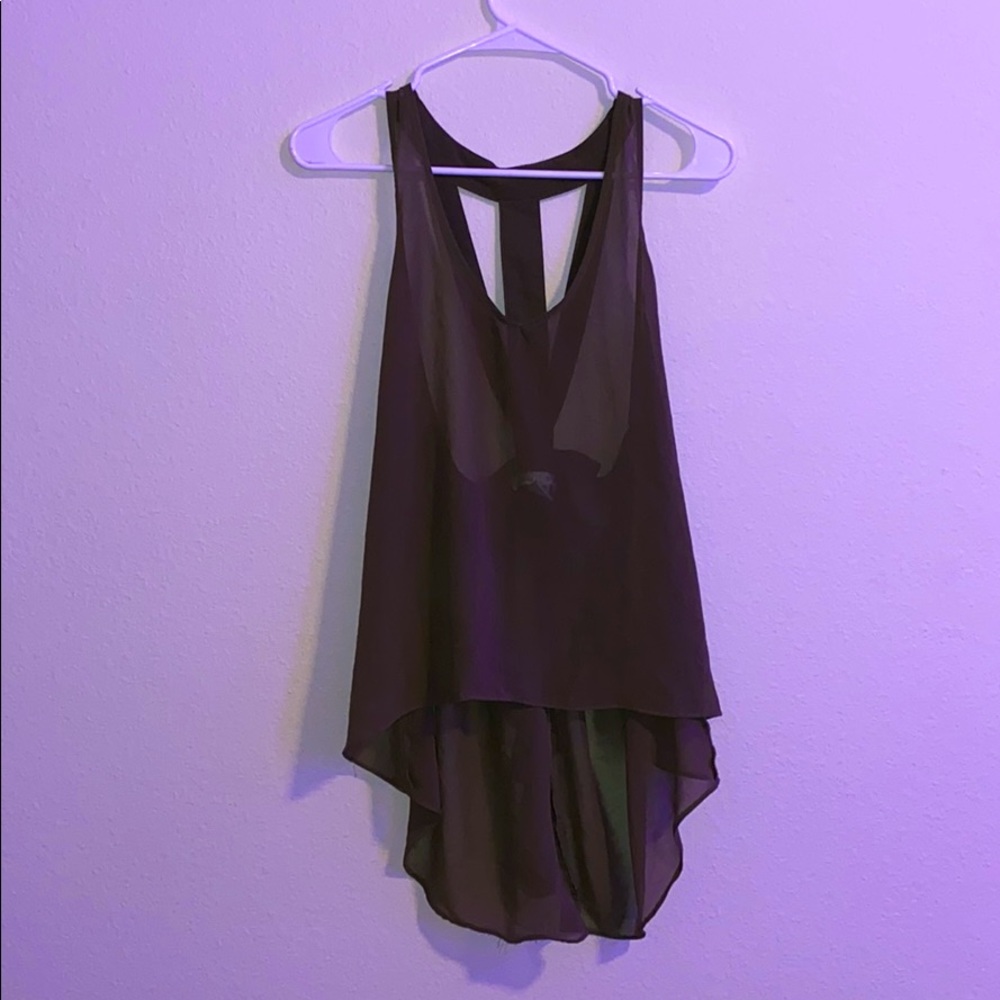 High Low Green Bow Shirt
